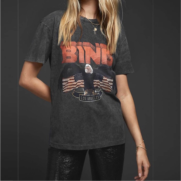 Anine Bing vintage tee shirt size XS organic cotton HOLE - Picture 1 of 10